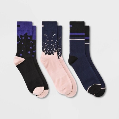 3-Pack Pair of Thieves Men's Non- Cushion Crew Socks Size 6-12
