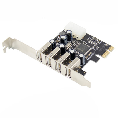PCI-E to 4 Ports USB 2.0 Converter card PCIE USB2.0 Adapter Card MCS9990 Chipset