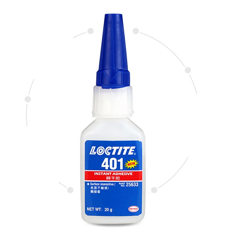 MultiPurpose Loctite 401 Instant Adhesive Bottle Super Stronger Liquid Glue 20g 6924538432369
