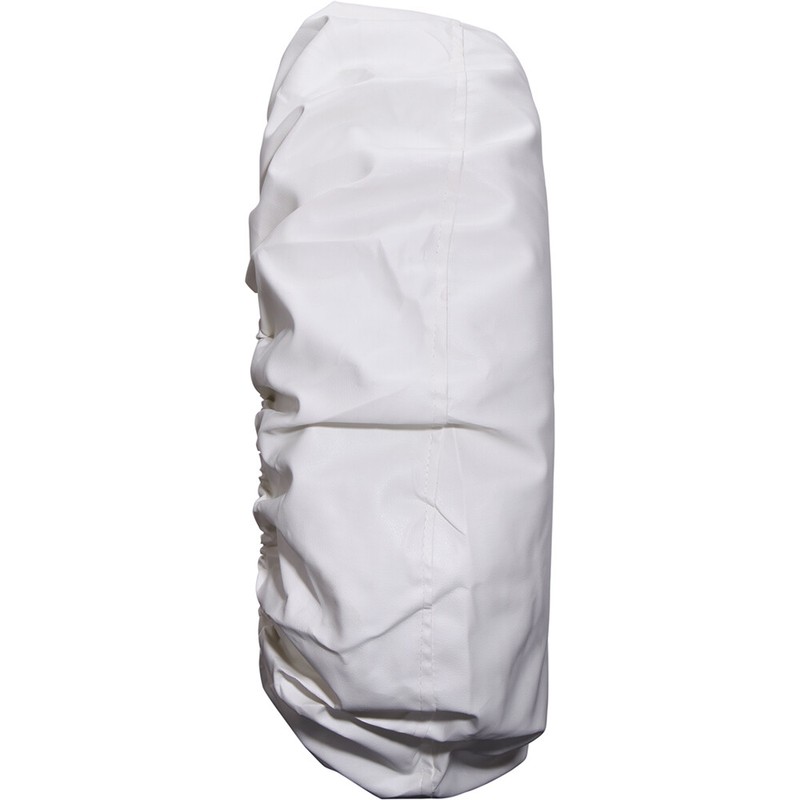 16" WHITE SPARE WHEEL TIRE COVER HEAVY VINYL EASY INSTALL PROTECTOER 29" 30" 31"