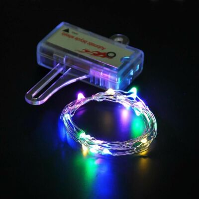 20 LED Bicycle Bike Wheel Lights Cycling String Light Fits any Spoke Rim Tires