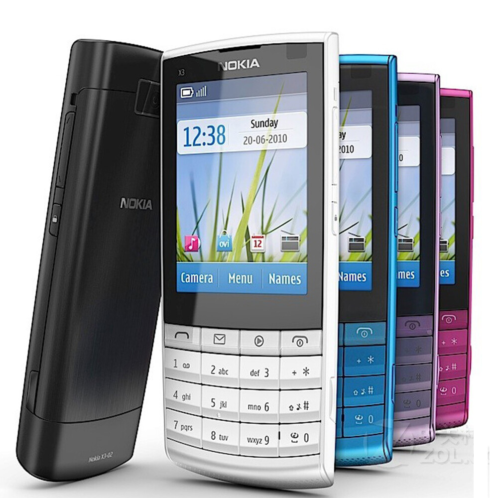 ノキア Nokia X3-02 Wifi 3G Original Nokia X3-02 TouchScreen WIFI MP3 5.0MP 3G FM Mobile