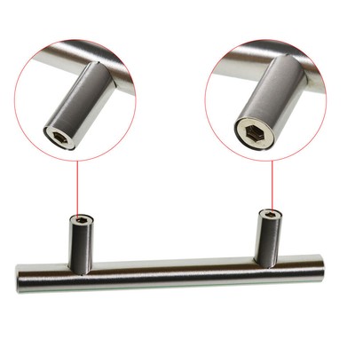 5 Inch Stainless Steel T Bar Pulls Knobs for Cabinet Door Kitchen Drawer 50 PCS