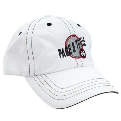 

Бейсболка Page - Tuttle Performance Contrast Stitch Mens Size  Casual 20, Белый, Page - Tuttle Performance Contrast Stitch Baseball Hat