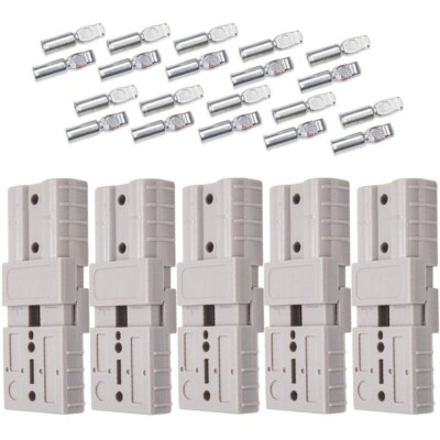 5Pair Battery Quick Connect Disconnect Jumper Connector Cable Kit Plug Winch 50A