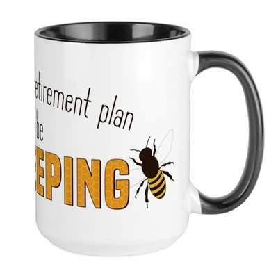 CafePress Beekeeper Retirement Large Mug (240298053)