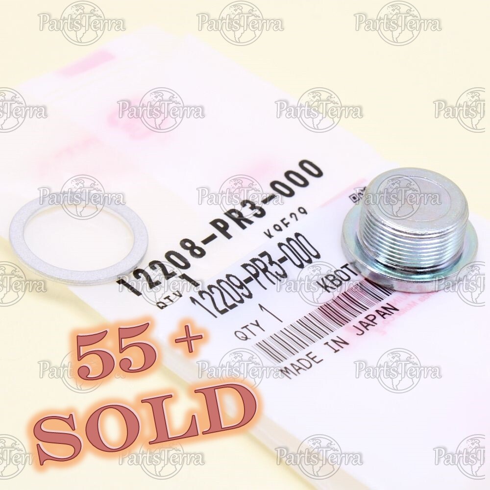 Genuine OEM Honda ACURA B-Series Coolant Port Delete Expansion Bolt & Washer Set