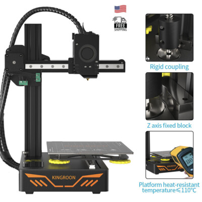 Kingroon KP3S FDM 3D Printers DIY Kit 180*180*180mm Home Compact Fast Printing