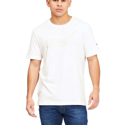 

Мужские с коротким рукавом Puma Graphic Logo Crew Neck 672215-02, Белый, Puma Graphic Logo Crew Neck Short Sleeve