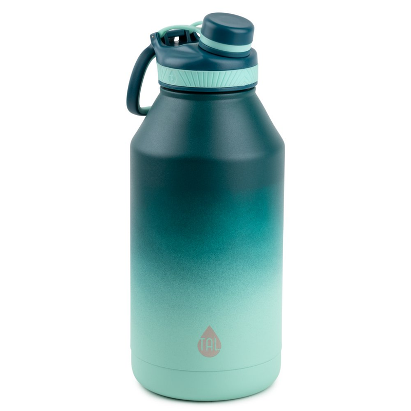 METAL WATER BOTTLES 64 Oz Stainless Steel w/Wide Mouth Lid MUTIPLE COLORS