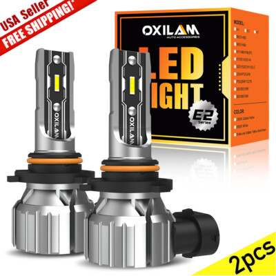 9005 LED Headlight Super Bright Bulbs Kit White 6500K 20000LM High/Low Beam NEW