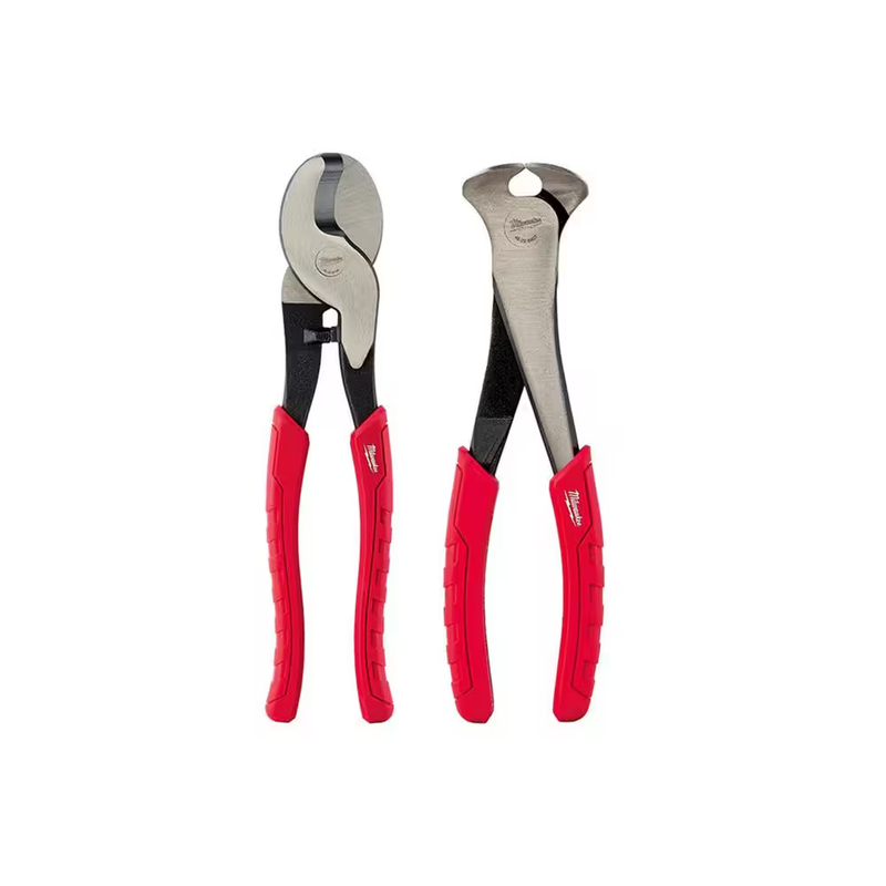 Milwaukee Cable Cutting Pliers Nipping Pliers Set 10 Inch 7 Inch Wire Cutter
