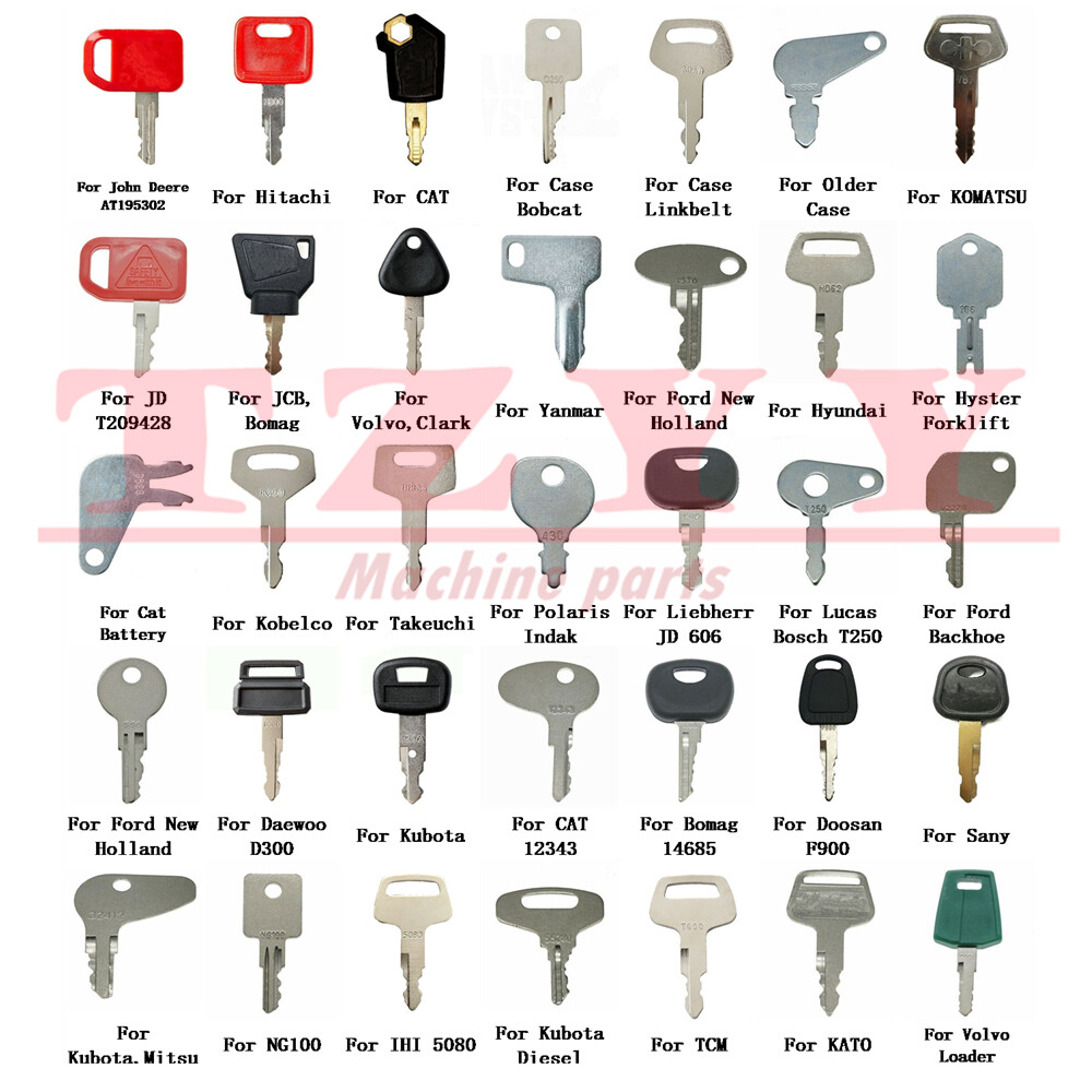 Operator 35 Ignition Key Set For Cat Case Komatsu