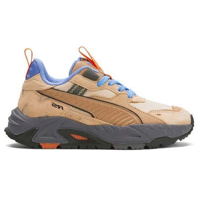 Puma RsTrck Explore Коричневые кроссовки на шнуровке для мальчиков Повседневная обувь 39174801