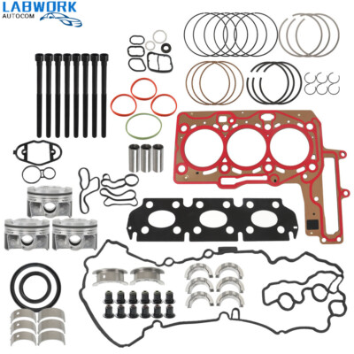 For BMW 118i Mini Cooper B38 1.5T Engine Pistons Gaskets Overhaul Rebuild Kit