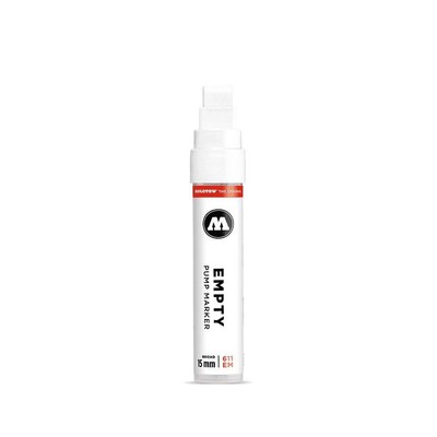 ONE4ALL Empty Marker 15mm Compatible with Most Paints and Inks 611.000 White