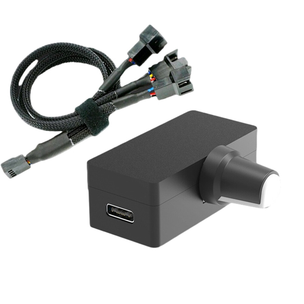 PWM Governor Fan Speed Regulation Type-C 4Pin 4-Wire Fan Pump Speed Controller