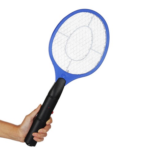 2x Bug Zapper Electric Tennis Racket Mosquito Fly Swatter Insect Killer