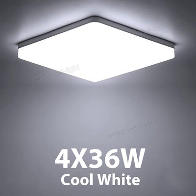 4x 36W LED Ceiling Down Light Ultra Thin Flush Mount Kitchen Lamp Home Fixture