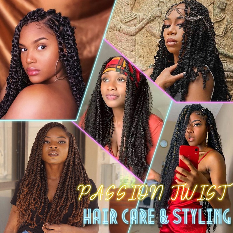 US Passion Twist Crochet Braids Spring Twist Water Wave as Human