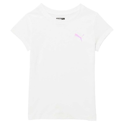 

Puma Core Короткий рукав Круглый вырез Графический TShirt Молодежные девушки Размер  Случайные топы, Белый, Puma Core Short Sleeve Crew Neck Graphic TShirt Youth