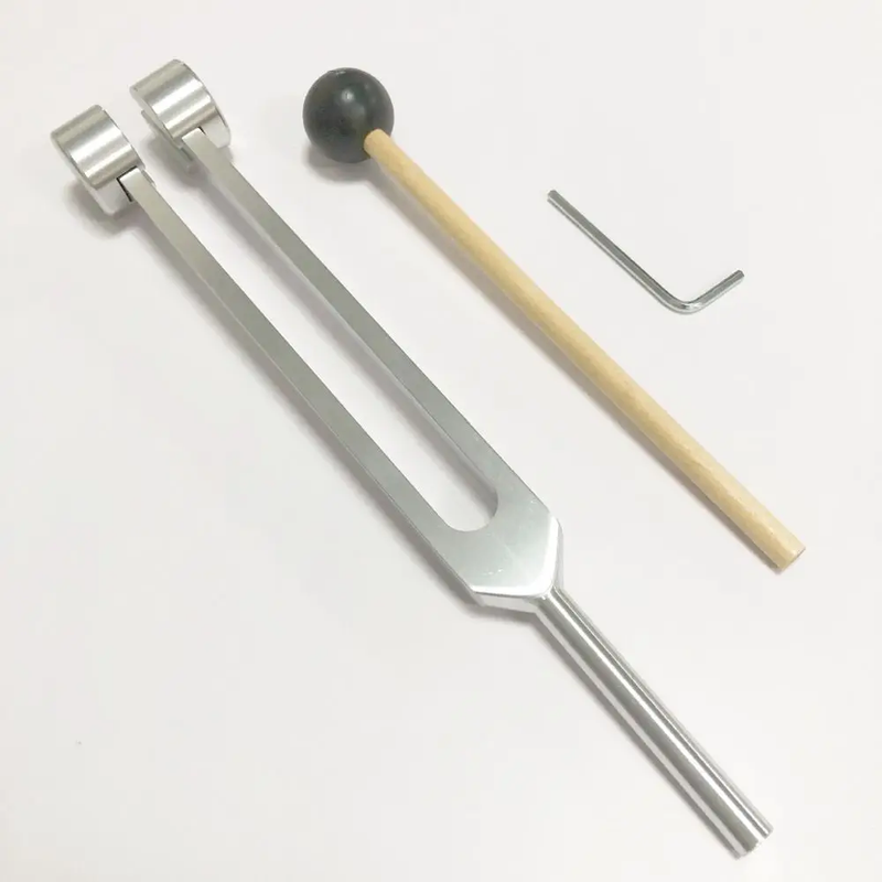 128Hz Healing Chakra Tuning Fork Aluminium Alloy Sound Therapy Bio Acoustic New
