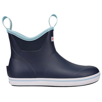 

Xtratuf Ankle Deck 6 Inch Pull On Womens Blue Casual Boots XWAB-201, Синий, Xtratuf Ankle Deck 6 Inch Pull On