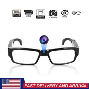 Full HD camera glasses with micro storage.