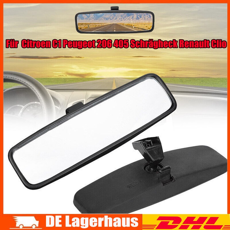 Innenspiegel RÃ¼Ckspiegel FÃ¼R Citroen C1 Peugeot 206 405 SchrÃ¤Gheck Renault Clio