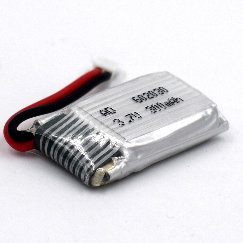 4X 3.7V LiPo 300mAh 602030 High Rate Battery Rechargeable For Quadcopte+ Charger