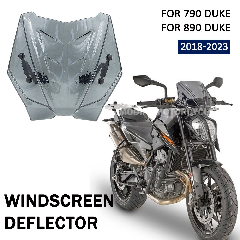 KTM 790DUKE/890DUKE R用 フロントスクリーン カーボン柄 For KTM 790 Duke 890 Duke R 2018 - 2021 2022 2023 100