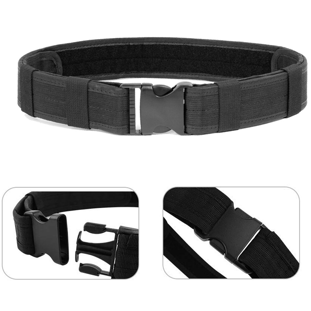 Tactical Combat Men Heavy Duty Belt Police Utility Belt Load Bearing with Buckle
