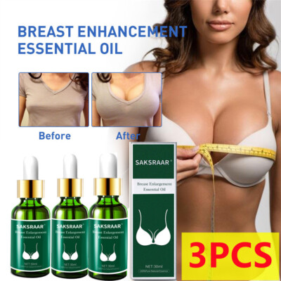 3x Breast Enhancement Essential Oil Bust Firming Lifting Breast Enlargement Oils