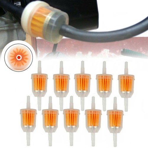 10pack Gas Oil Fuel Filter for New Motor Inline 1/4'' 5/16" Line Small Engine