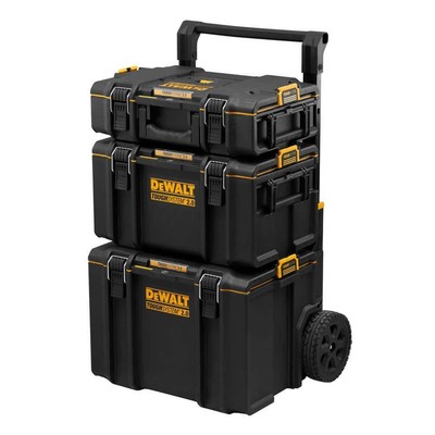 DEWALT Modular Rolling Tool Box 20.397'' Polypropylene Stackable, Wheeled Black