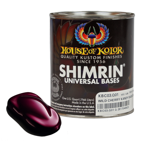 House Of Kolor Kbc03 Wild Cherry Kandy Basecoat (quart)