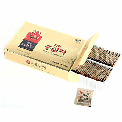 NEW Korean Red Ginseng Anti-Stress Immunity Healthy Tea 100 bags X 2 Boxes Set
