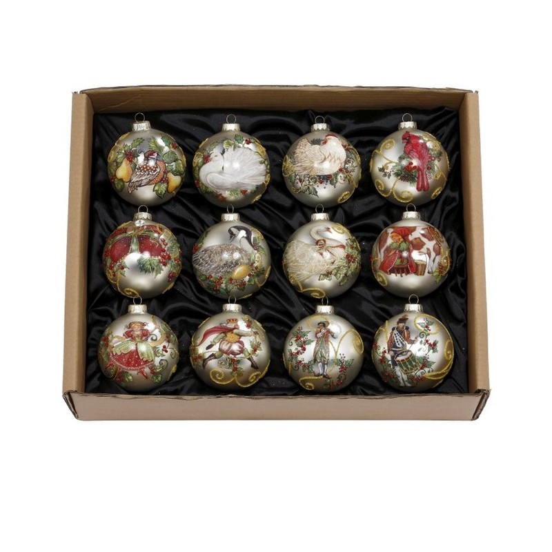 Mark Roberts Christmas 2020 12 Days of Christmas Ornament, Set