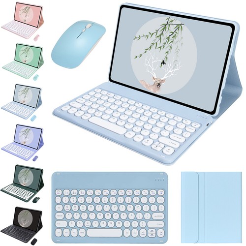 Bluetooth Keyboard PU Cover Case For Amazon Kindle Fire HD 10 Plus 2021 11th Gen