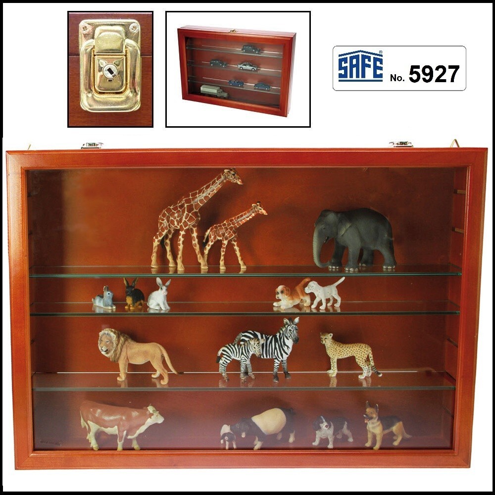Wood Display Case Schleich Animals Maxi 620x420x105mm 3