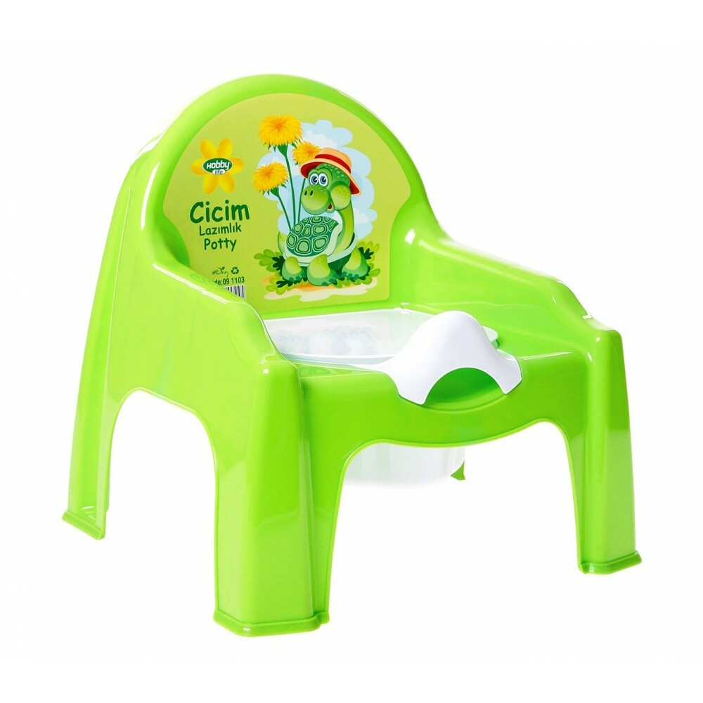 Vasino Poltroncina Sediolina Confort Bambini Bimbi Bisogni Plastica Verde sus