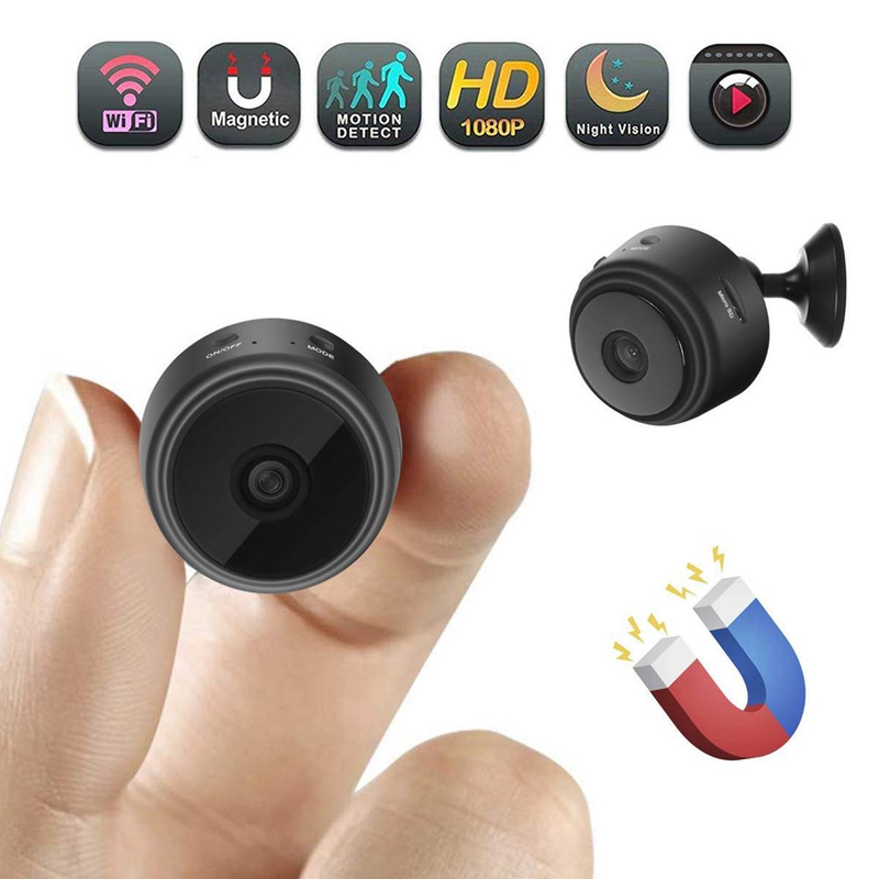 Mini Wireless Camera, Mini WiFi Camera Rechargeable For Home For Office