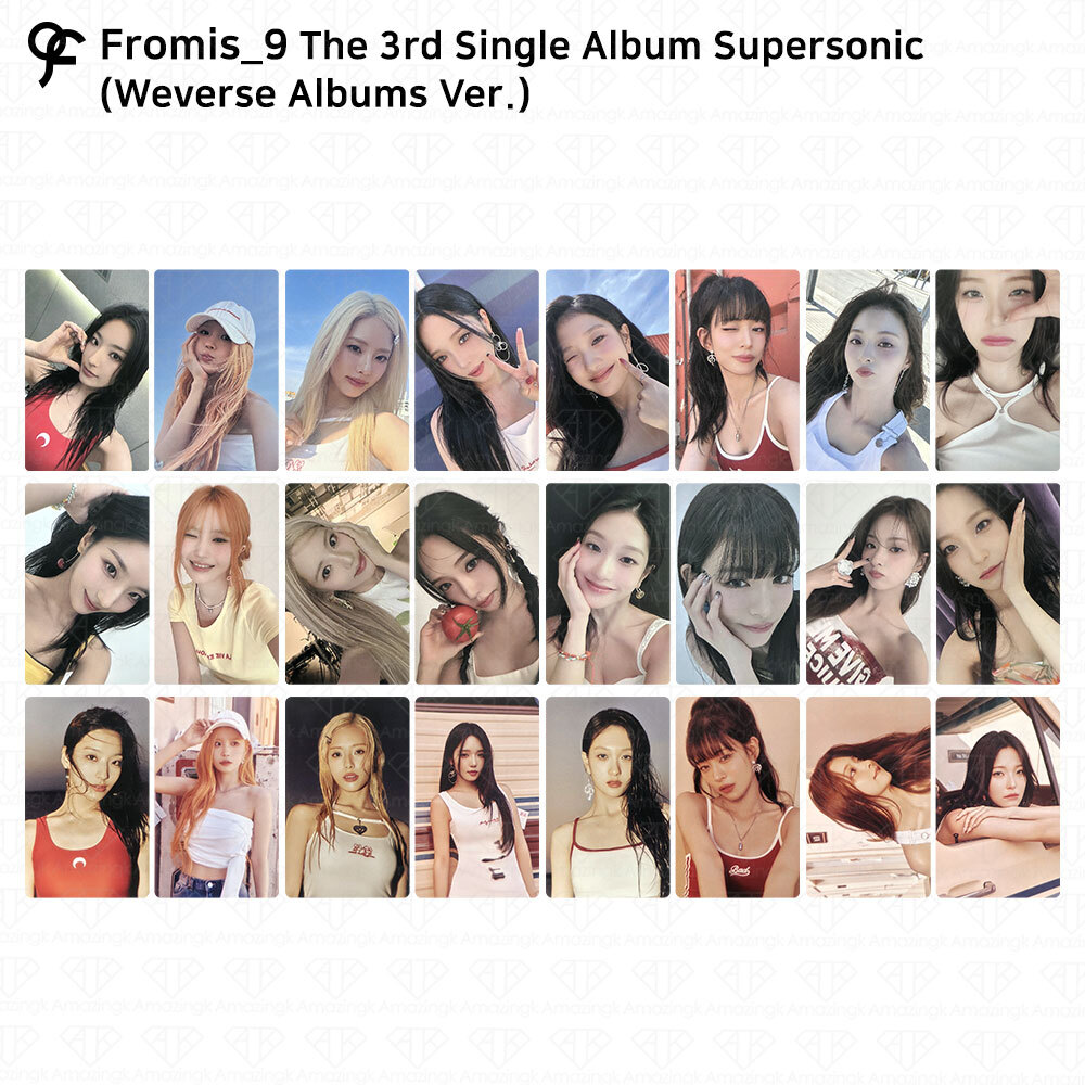 fromis_9 supersonic サイン入りアルバム mwave ジホン fromis_9 Jisun Supersonic Album MWAVE Fansign Exclusive K
