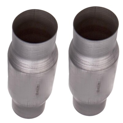 Pair Universal Catalytic Converters 3 inch Inlet/Outlet EPA Approved 410300 New