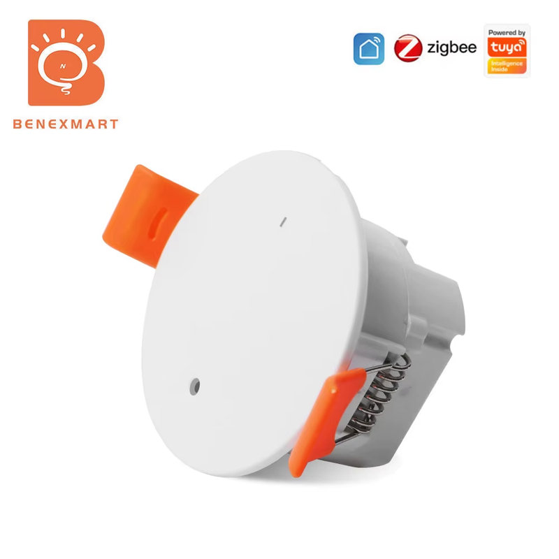 Benexmart Tuya Zigbee MmWave Radar Human Presence Sensor Luminance Distance Dete