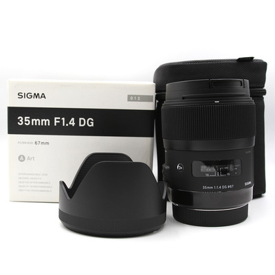 Sigma 35mm F1.4 DG HSM Art Lens Full Frame 35mm F1.4 Prime Lens For Canon Nikon
