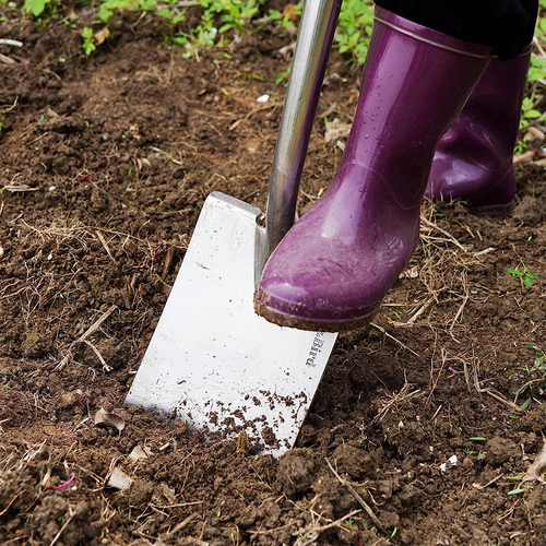Berry&Bird Garden Digging Spade 41.34'' Square Border Spade for Transplanting US