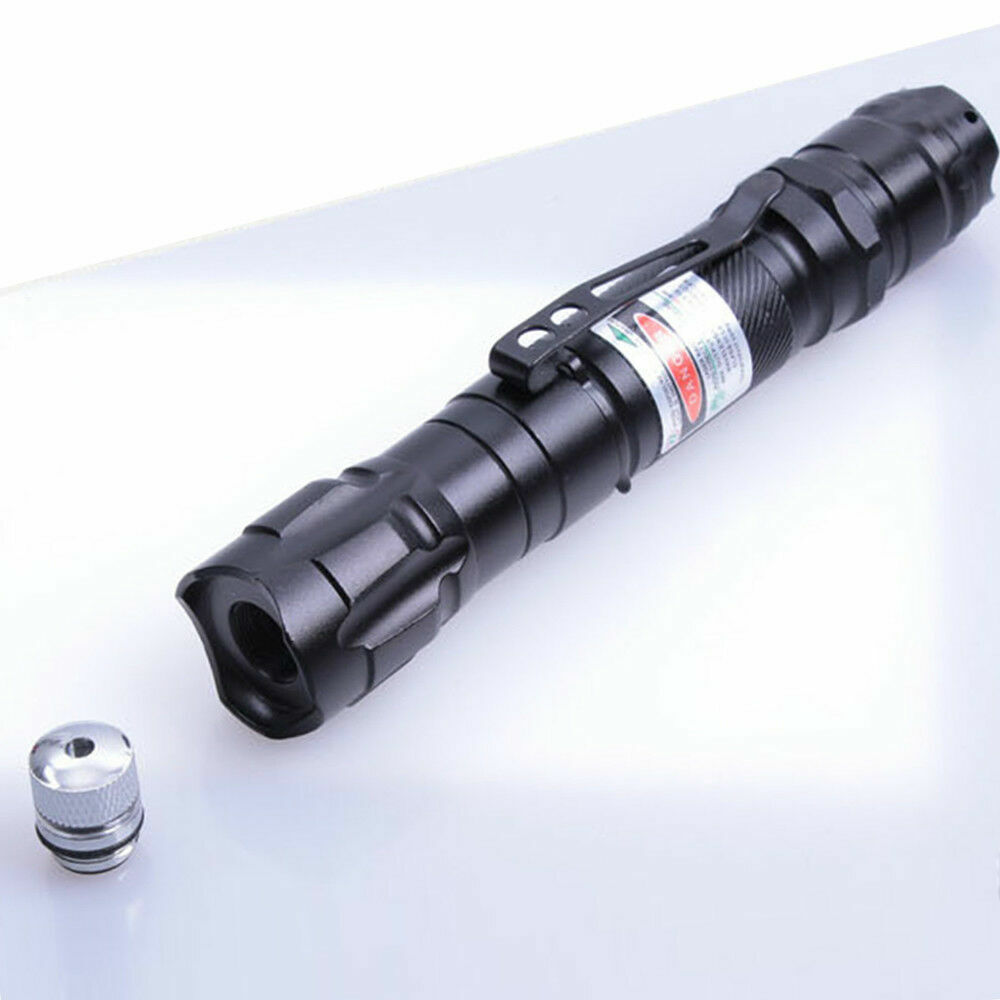 Pointer Pen Lazer Light Blue 1MW Laser Focus Visible Beam Adjust Boxed