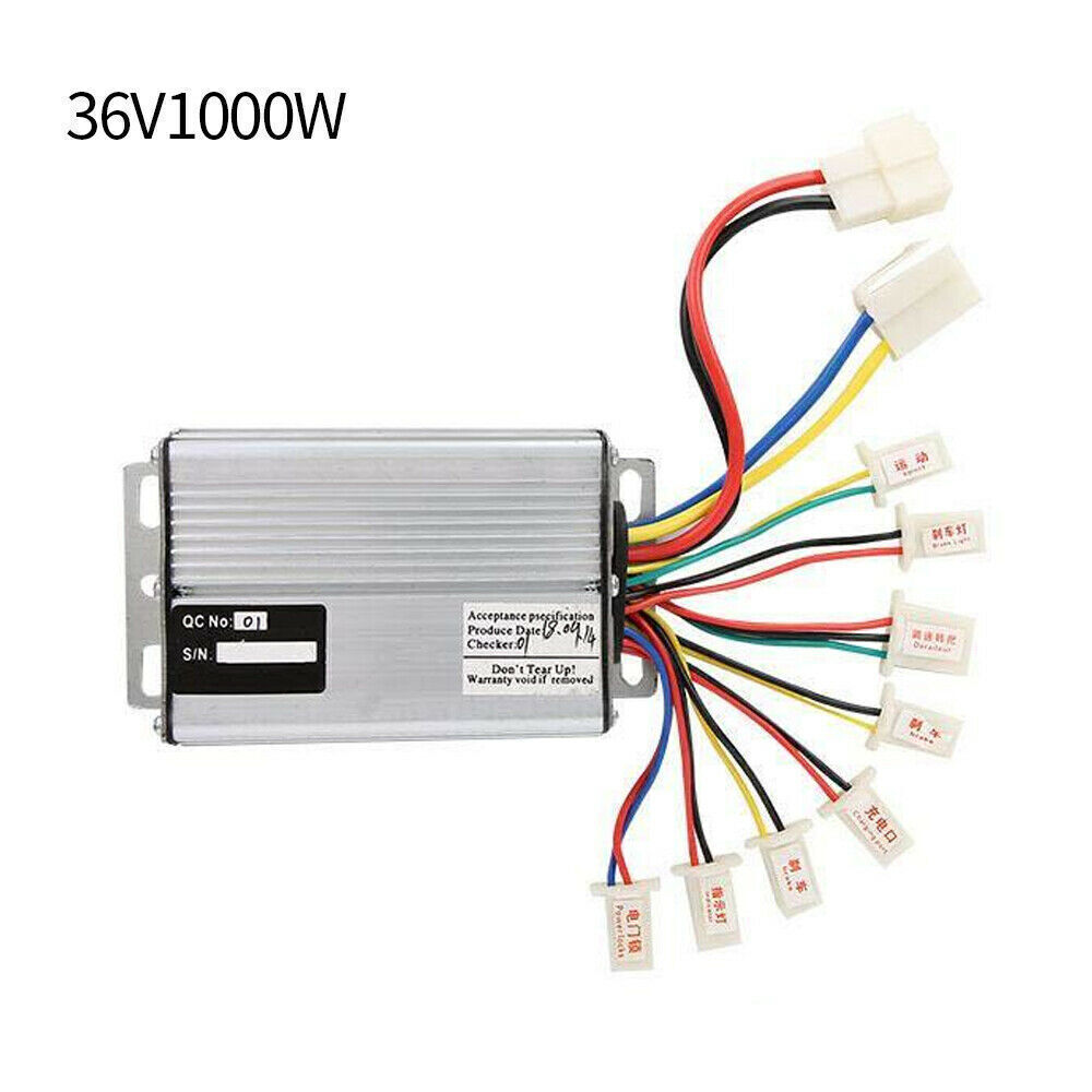 36/48V 1000W E-Bike Brushed Motor Speed Controller For Electric Scooter USA SUK