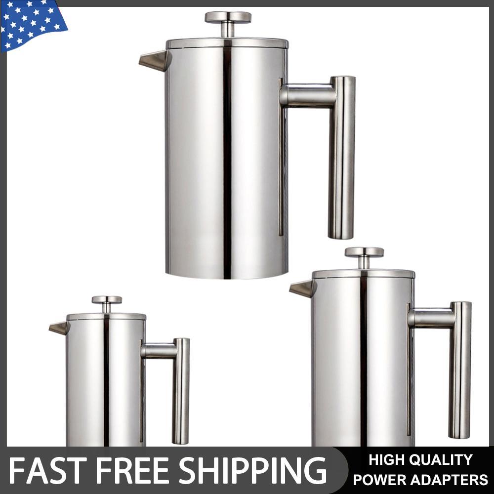 O French Press Stainless Steel Coffee Teapot